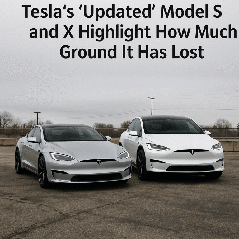 Tesla’s “Updated” Model S and X Highlight How Much Ground It Has Lost